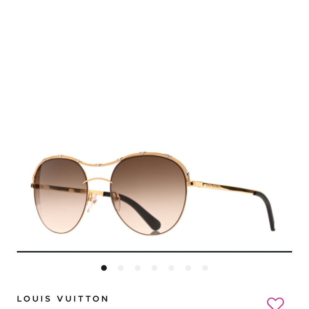LOUIS VUITTON Monogram Diabolo Menthe Aviator Sunglasses - Picture 16 of 16